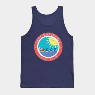 Lake Maxinhall Swim Team Patch Tank Top